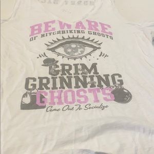 Haunted mansion off the 3/4 length sleeve shirt